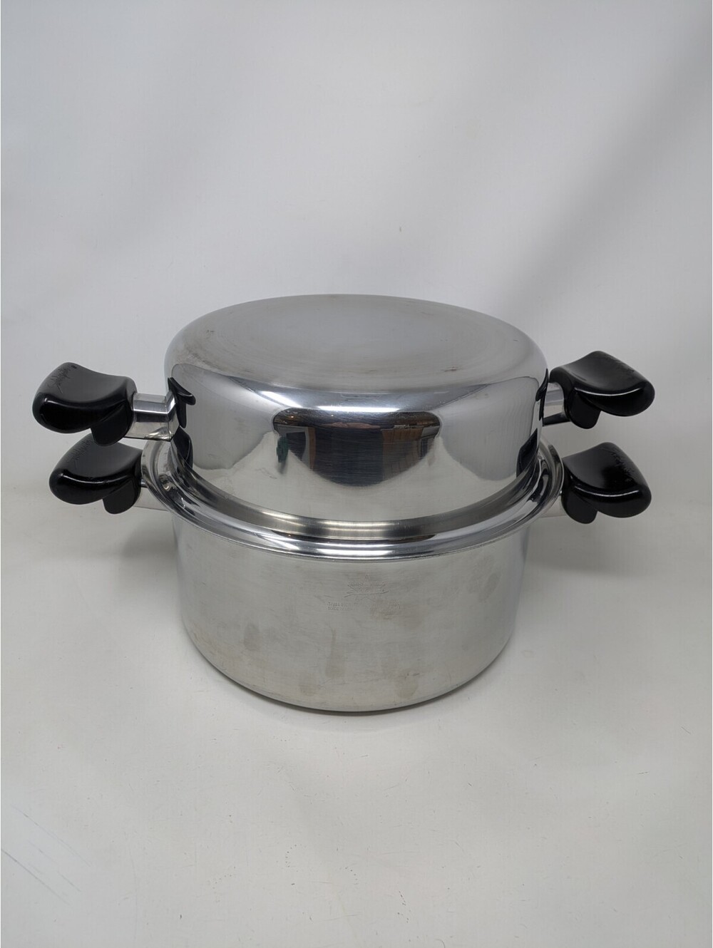 Saladmaster System 7 Stockpot 6 Qt Surgical T304-316 Stainless Steel W/Dome Lid